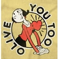 thumbnail image 2 of Popeye Olive Oyl You Too Cute Funny Youth T Shirt Tee Girls Infant Toddler Brisco Brands 12M, 2 of 5