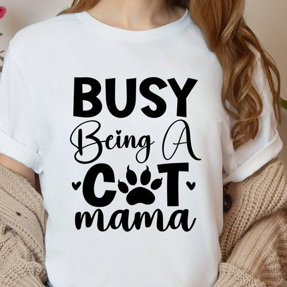 Cat Mama Shirt, Funny Cat Mom TShirt for Mother's Day Gift, Funny Cat Lover T-Shirt for Cat Mom, Cute Gift for Cat Lover T Shirt