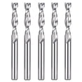 thumbnail image 1 of SpeTool 5PCS UP Cut Spiral Router Bits 1/4 Shank with 1/4 Inch Cutting Diameter ,1-1/4 Inch Cutting Length 3 Inch OVL,Tungsten Carbide CNC Upcut Rout, 1 of 9