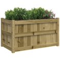 thumbnail image 2 of vidaXL Garden Planters 2 pcs Impregnated Wood Pine, 2 of 5