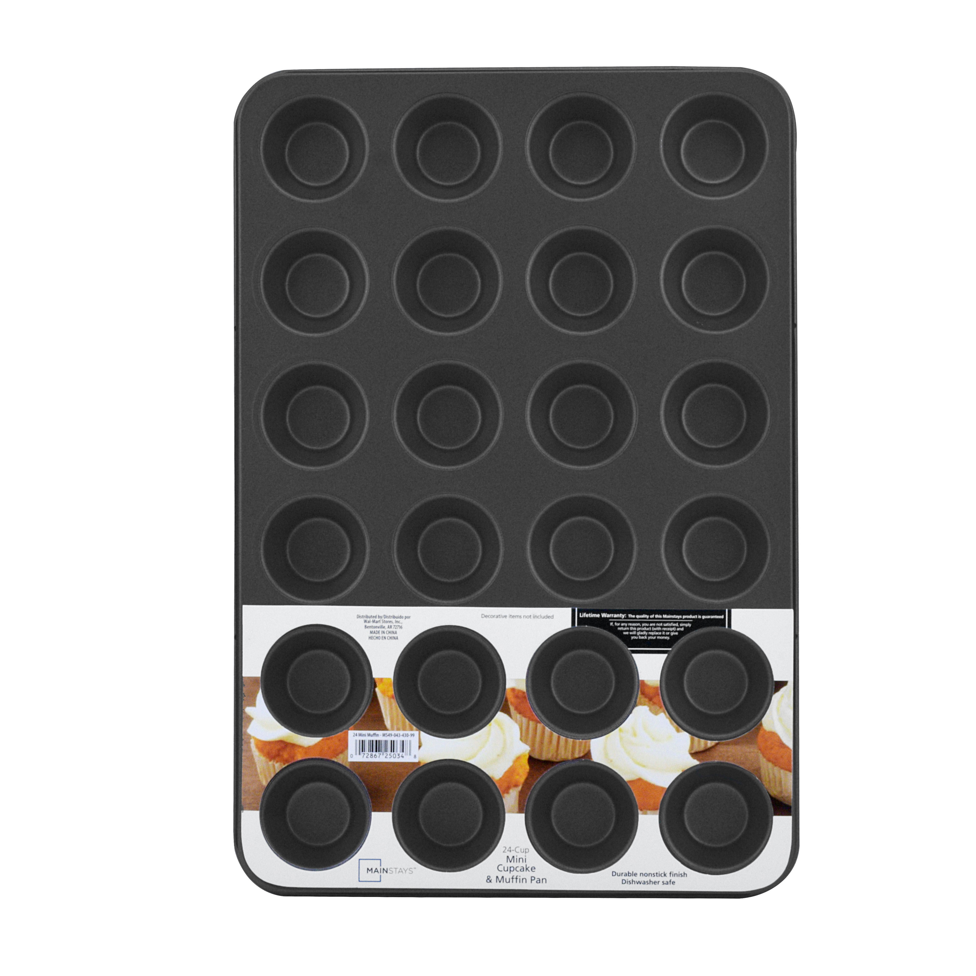 Mainstays 24Cup NonStick Mini Muffin Pan