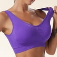 thumbnail image 2 of Akiihool Sports Bras Women's Racerback Bra, Sports Bra with Max Support for Women, Moisture Wicking Sports Bra (Purple,M), 2 of 5