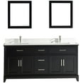 thumbnail image 1 of Vanity Art 72" Double Sink Bathroom Vanity Set with Engineered Marble Top and Two Free Mirrors, 1 of 5