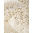 thumbnail image 4 of Unique Loom Marilyn Monroe Opulence Shag Collection Area Rug - (5' 3" x 8' Oval Bone/Beige), 4 of 9