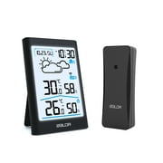 BALDR Wireless Indoor & Outdoor Thermometer Hygrometer (White)