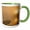 Green/White, variant on 3drose, Usa, Minnesota, Walker, Leech Lake at Sunrise., 11oz Two-tone Red Mug