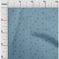 thumbnail image 1 of oneOone Coton Biologique Popeline Sergé Yeux Visage Tissu Imprimé 1 Yard 42 Inch Wide, 1 of 4
