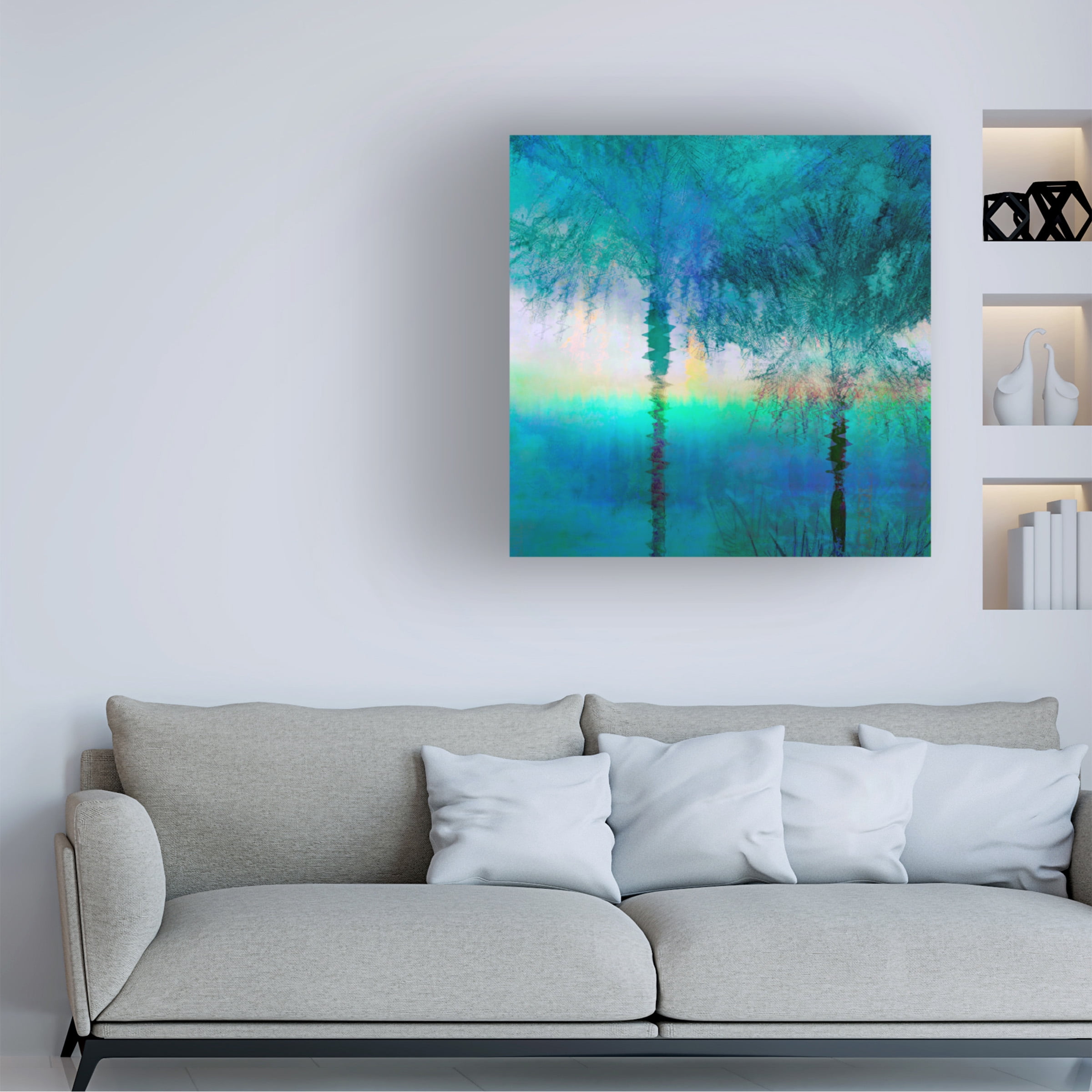 Melinda Bradshaw 'Palmae Square IV' Canvas Art