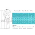 thumbnail image 4 of VULCANODON Mens Robe with Hood, Fleece Bathrobe Plush Robes for Men, 4 of 4