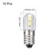 thumbnail image 2 of Uxcell 120V/0.0083A Bombillas mini E10, 10Pcs Bombillas de tornillo en miniatura Luz blanca, 2 of 6