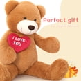 thumbnail image 5 of Tezituor 36" Teddy Bear Stuffed Animal Giant Bear Plush with I Love You Heart Plush Toy, 5 of 6