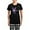 With Checker Pant, variant on CafePress - Ninja Bunny Pajamas - Women's Short Sleeve Print T-Shirt and Pants Dark Cotton Pajama Set