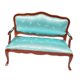thumbnail image 5 of Silla de muebles en miniatura para casa de muñecas a escala 1:12, accesorio decorativo para casa de muñecas. Dos plazas, 5 of 9