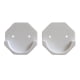 thumbnail image 4 of Soporte adhesivo Zulema para barra de cortina baño y cocina blanco, 4 of 7