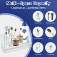 thumbnail image 6 of Toothbrush Holders for Bathroom, 4 Slots Carbon Steel Tooth Brushing Holder Electric Toothbrush Toothpaste Holder with Drainage, Bathroom Accessories Storage Tooth Brush Countertop Organization,White, 6 of 7