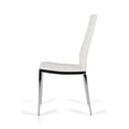 thumbnail image 5 of Limari Home Libby 19" Modern Faux Leather Dining Chairs in White (Set of 2), 5 of 8