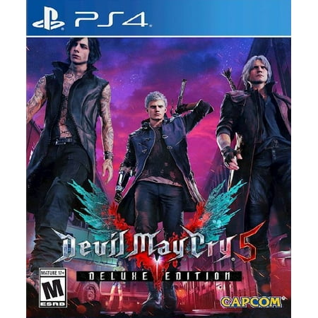 Restored Devil May Cry 5 Deluxe Edition (Playstation 4, 2019) Hack And Slash Game (Refurbished)