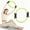 Green, variant on Pilates Ring Fitness Circle 14.5", Full Body Shaping & Toning Tool, Home Exercise Accessory for Women Beginners