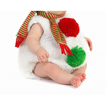 Baby Girl's Scarf Snowman Costume 2T