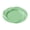 Green, variant on Beige Dinner Plate, Breakfast Plate, Serving Dish With Ceramic-Look Design, Twisted Rim And Shatter-Resistant Plastic Material For Home, Cafe And Restaurant Use 7.76X7.76In