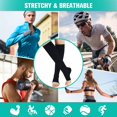 thumbnail image 4 of 2 Pairs Open Toe Copper Compression Socks for Women & Men Circulation 15-20 mmHg - Better Blood Flow, Swelling , Best Support for Medical, Running, Nursing, 4 of 6