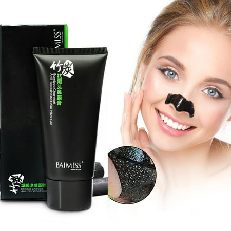 BAIMISS Blackhead Remover Purifying Deep Cleansing Acne Black Mud Face Mask