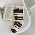 thumbnail image 2 of LEKODE Striped Socks Womens Cotton Socks Crew Socks Men Socks Running Socks Women Socks Womens Running Socks O One Size, 2 of 3