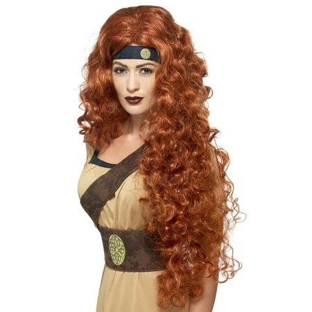 Medieval Warrior Queen Wig (Auburn)