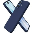 thumbnail image 1 of YCAN-Compatible with iPhone 17 Case,Slim Liquid Silicone 3 Layers Soft Gel Rubber Shockproof Protective Phone Case for iPhone 17 6.3" with Anti-Scratch Microfiber Lining-Navy Blue, 1 of 4