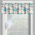 thumbnail image 4 of Ambesonne Lighthouse Valance & Curtain, Nautical Whale Boats, 55"x45", Multicolor, 4 of 7