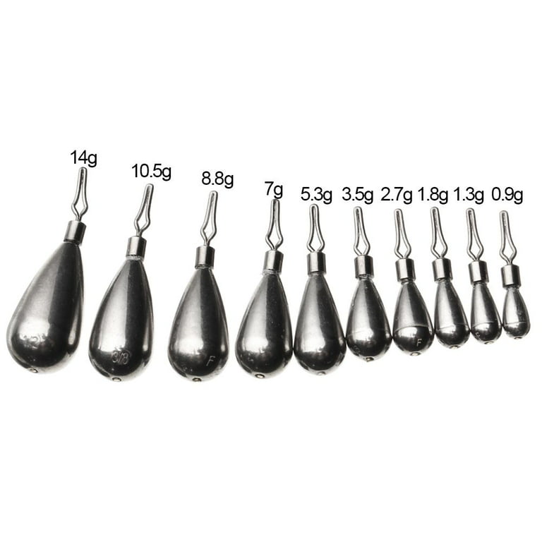 Quick Release Casting Tear Drop Shot Weights Additional Weight Hot