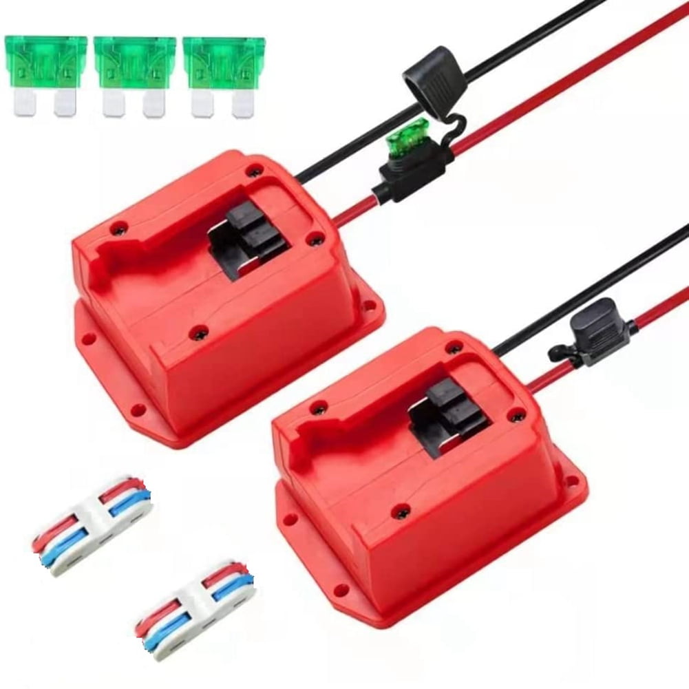 2 Packs Power Wheel Battery Adapter Compatible with MK 18V Battery