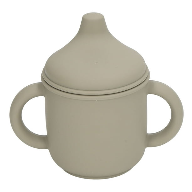 Taza Sin Derrames De Silicona, Taza De Entrenamiento De Silicona, Tapa De Boquilla Resistente Portátil Para El Hogar Para Bebés