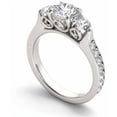 thumbnail image 2 of 2 Carat T.W. Diamond Three-Stone 14kt White Gold Engagement Ring, 2 of 5