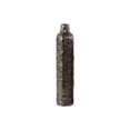 thumbnail image 1 of Electroplated Bottle Shaped Ceramic Vase With Criss Cross Design, Large, Silver, 1 of 1