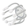 thumbnail image 1 of Masajeador de cuero cabelludo eléctrico Bluetooth 5 modos reducen la presión masajeador de cuero cabelludo de cabeza ajustable blanco, 1 of 12