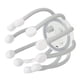 thumbnail image 1 of Masajeador de cuero cabelludo eléctrico Bluetooth 5 modos reducen la presión masajeador de cuero cabelludo de cabeza ajustable blanco, 1 of 12
