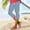 Blue, variant on Capri Leggings for Women Summer High Elastic Waist Workout Yoga Pants Solid Color Casual Beach Cropped Leggings Navy XXXL