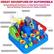Kids Race Tracks for Boys Car Adventure Toys Gifts for Age 2 3 4 5 6 Year Old Boys Girls, Puzzle Car Tracks Playsets City Rescue Toy Preschool Educational Car Toys Games for Toddlers