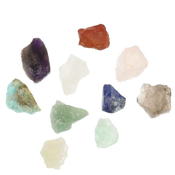 HAKIDZEL Crystal Stone Mineral Collection Natural Crystal 10Set present