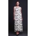 thumbnail image 3 of Bimba Robe Longue Maxi Imprimée en Rayonne pour Femmes à Bretelles Spaghetti Ajustables Style Bohème - Grand, 3 of 5