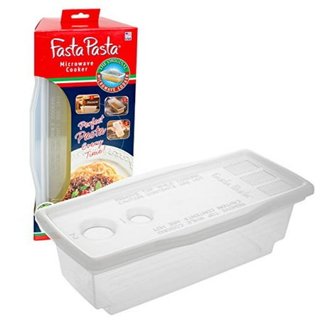 Microwave Pasta Cooker - The Original Fasta Pasta - No Mess, Sticking or Waiting For (Best Microwave Pasta Cooker)