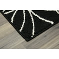 thumbnail image 5 of Garland Rug Grand Floral Black/Ivory Indoor Area Rug, 8' x 10', 5 of 5