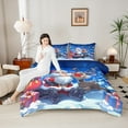 thumbnail image 4 of Castle Fairy 3-Piece Full Santa Deer Christmas Comforter Set, 4 of 8
