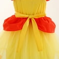 thumbnail image 4 of Super Brothers Princess Peach Costume Halloween Christmas Cosplay for Little Girls Dress with Jewelry Accessories, 4 of 5