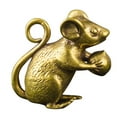 thumbnail image 1 of 1Pc Brass Mouse Charm Jewelry Making Charm Copper Rat Pendant Keychain Pendant, 1 of 9