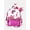 Pink, variant on Girls 17" Bubbles The Axolotl Sequined Plush Critter Backpack, Rainbow Ombre