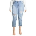 thumbnail image 2 of Sofia Jeans Women's Bagi Boyfriend Mid-Rise Distressed Jeans, 2 of 6