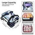 thumbnail image 3 of Ice Hockey Double Layered Insulated Refrigerated Lunch Bag with Large Capacity - Hand Carry Meal Bag - 7.1x11.4x16.1 Inches, 3 of 6
