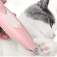 thumbnail image 3 of Mini recortadora de pelo recargable para mascotas, para afeitar los pies y el pelo de perros y gatos (blanco) brillar Electrónica, 3 of 5